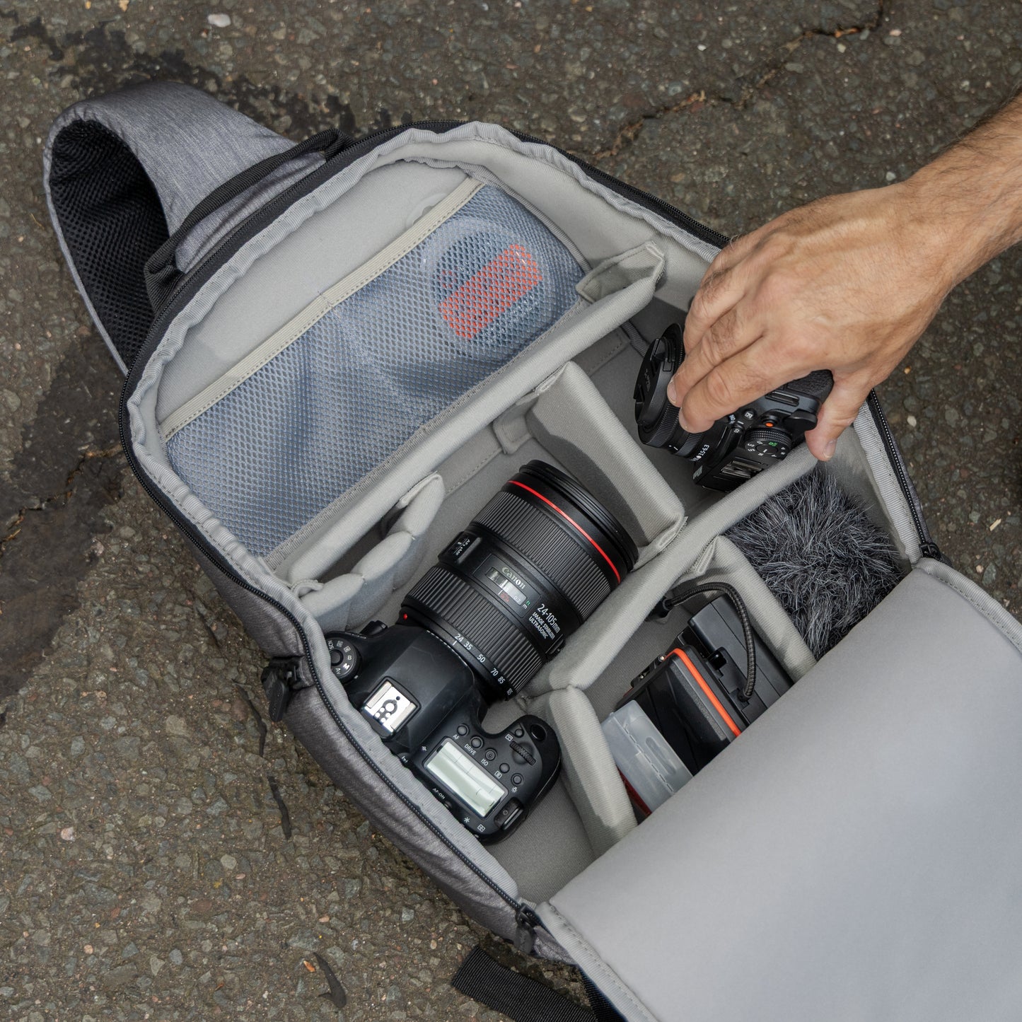 Impulse 2.0 Large Sling Pack (10.8 L Grey)