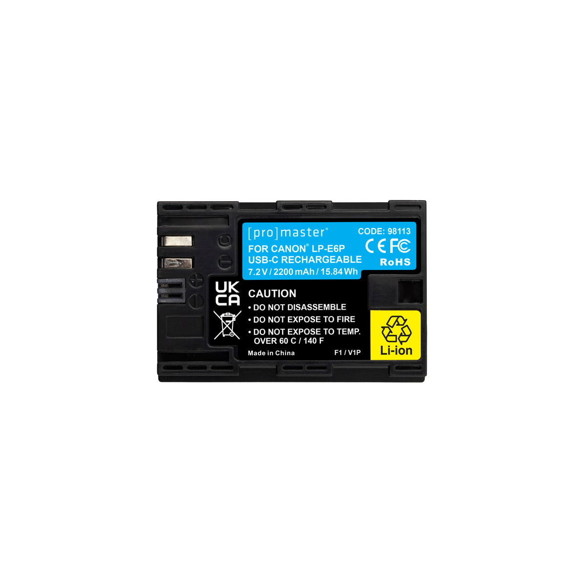 Promaster LP-E6P (Canon) Battery with USB-C Charging