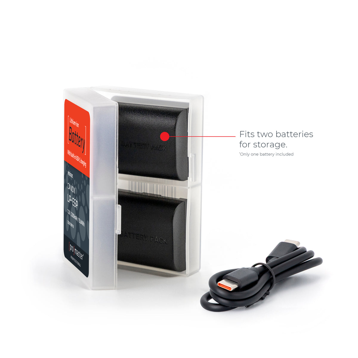 Promaster LP-E6P (Canon) Battery with USB-C Charging