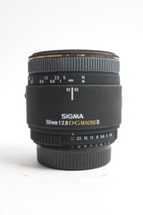 (USED) Sigma EX 50mm F2.8 DG Macro Lens for Nikon F Mount
