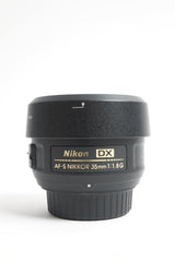 (USED) Nikon AF-S DX NIKKOR 35mm f/1.8G Lens