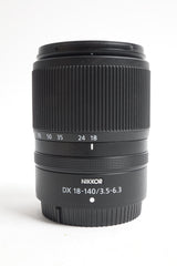(USED) Nikon NIKKOR Z DX 18-140mm f/3.5-6.3 VR Lens