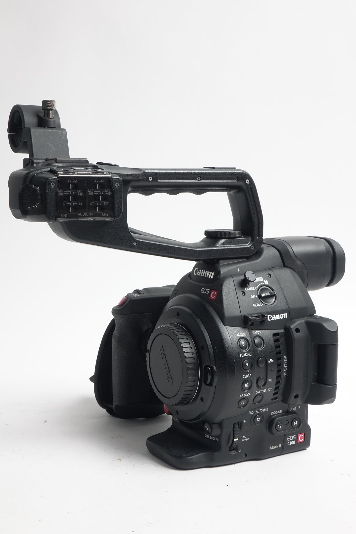 (USED) Canon EOS C100 Mark II Cinema EOS Camera with Dual Pixel CMOS AF (Body Only)