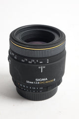 (USED) Sigma EX 50mm F2.8 DG Macro Lens for Nikon F Mount
