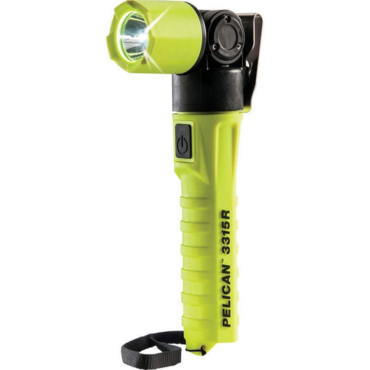 Pelicaná3315RIPX7 Water Proof Right Angle LED Flashlight (Yellow)