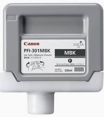 Canon PFI-301MBK Matte Black Ink Tank (330ml)