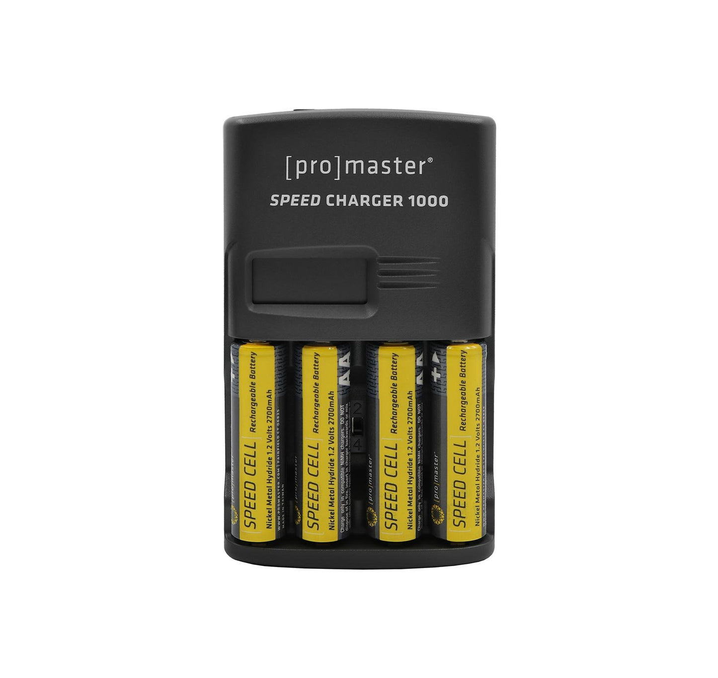 Promaster Speed Charger 1000 - AA NiMH (Includes 4 AA Cells)