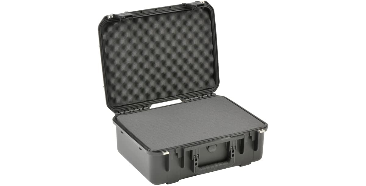 SKB 3I-2011-8B-C Mil-Std Waterproof Case 8" Deep (With Cubed Foam, Black)
