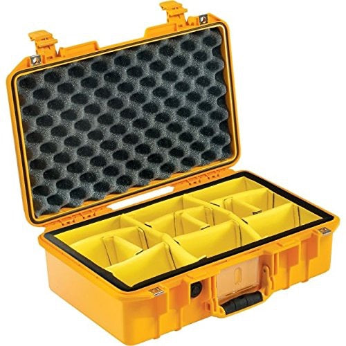 Pelican 1485Air Case with Padded Dividers - Yellow