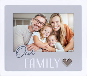 Malden 4x6 Our Family Silhouette Frame