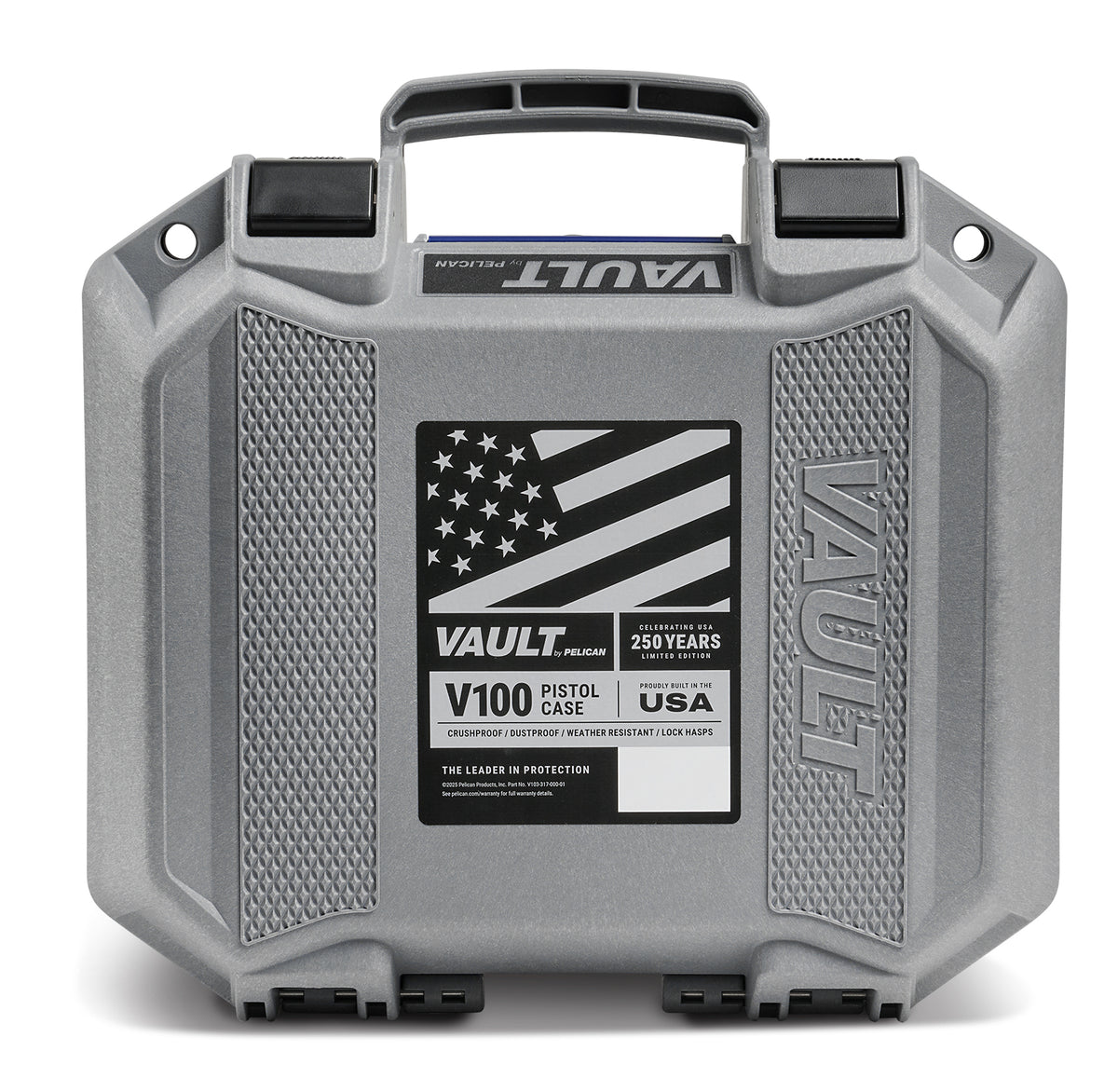 Pelican Vault Limited Edition Americana 250 V100 Small Pistol Case with Foam