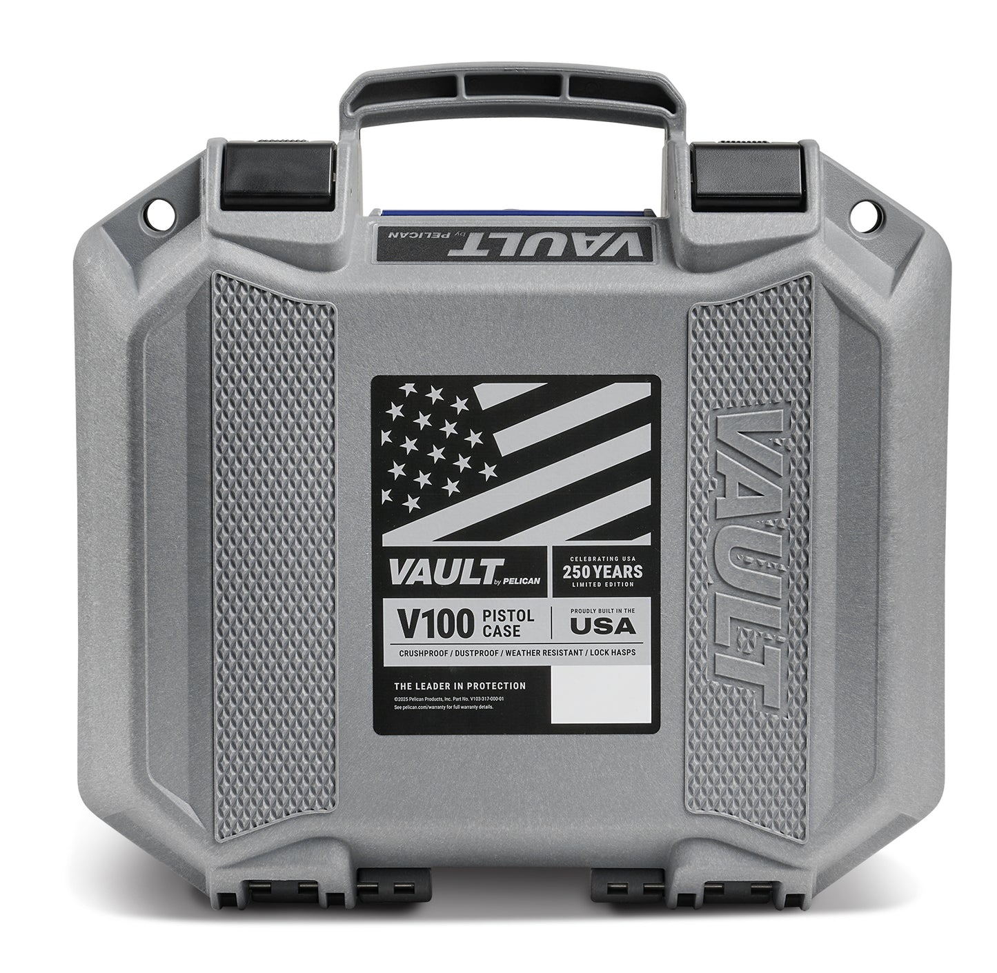 Pelican Vault Limited Edition Americana 250 V100 Small Pistol Case with Foam