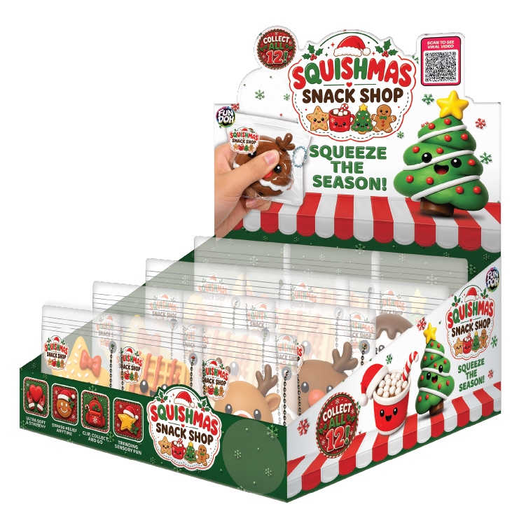 Fun Doh Christmas Snack Shop Squish Fidget Toy