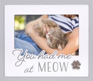 Malden 4x6 Had Me At Meow Silhouette Frame