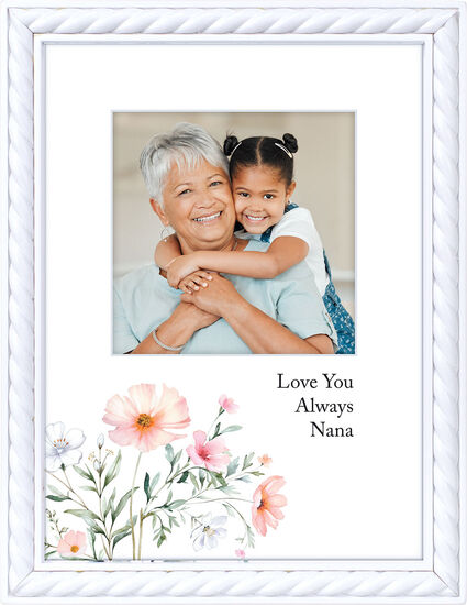 Malden 4x4 Nana Floral with Rope Frame