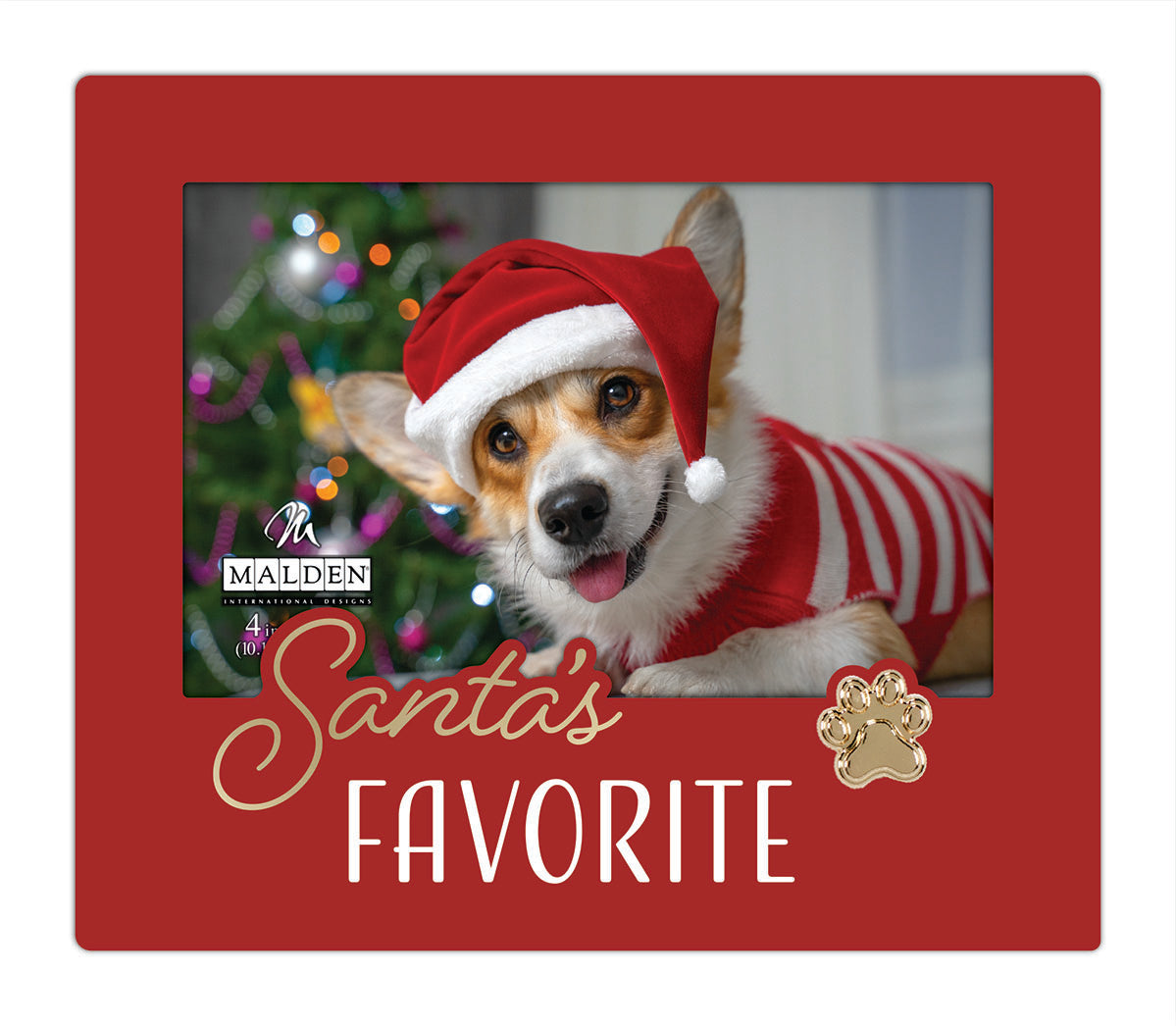Malden 4x6 Santa's Favorite Pet Frame