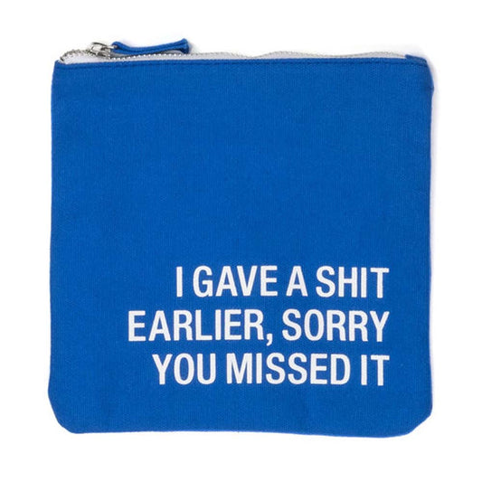 Gave A Shit Square Make-Up Bag