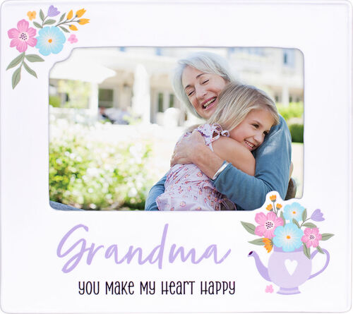 Malden 4x6 Grandma Ceramic Floral Frame