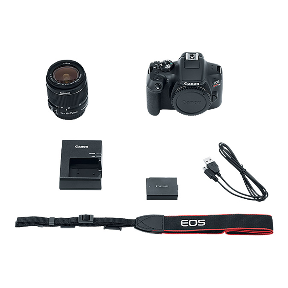 Cámara DSLR Canon EOS Rebel T6 con lente de 18-55 mm – TechCam Comercial